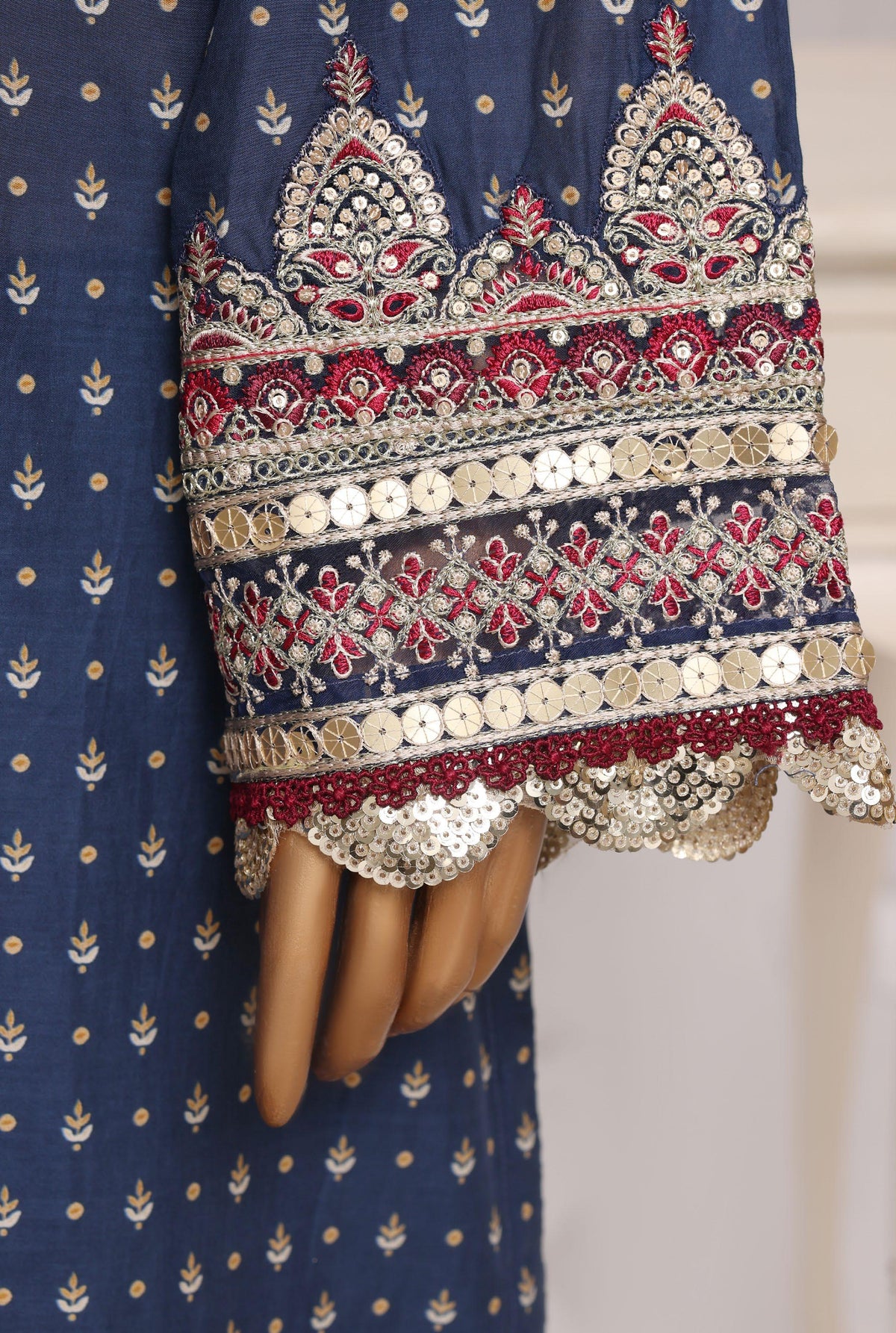 Sadabahar Luxury Regal Lawn With Digital Printed Lawn Dupatta 3Piece Stitched Festive Edition Collection 2026. D#-04
