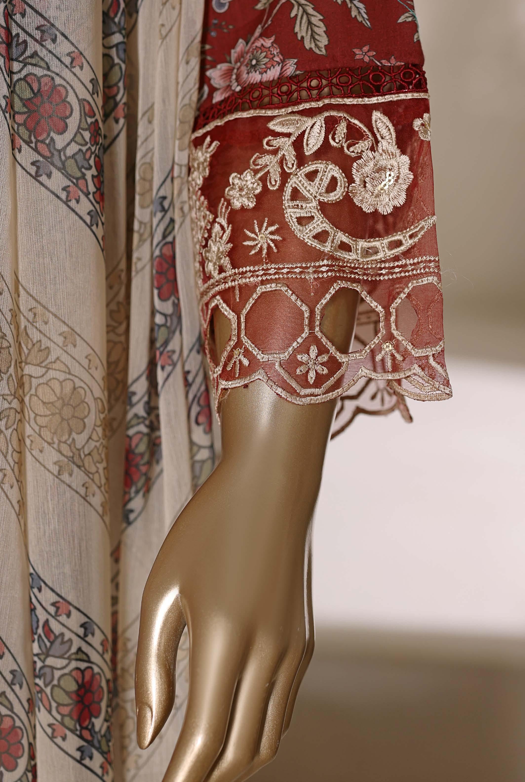 Sadabahar Luxury Signature  Lawn Embroidery 3Piece Stitched Vol-02 COLLECTION 2026. D-07