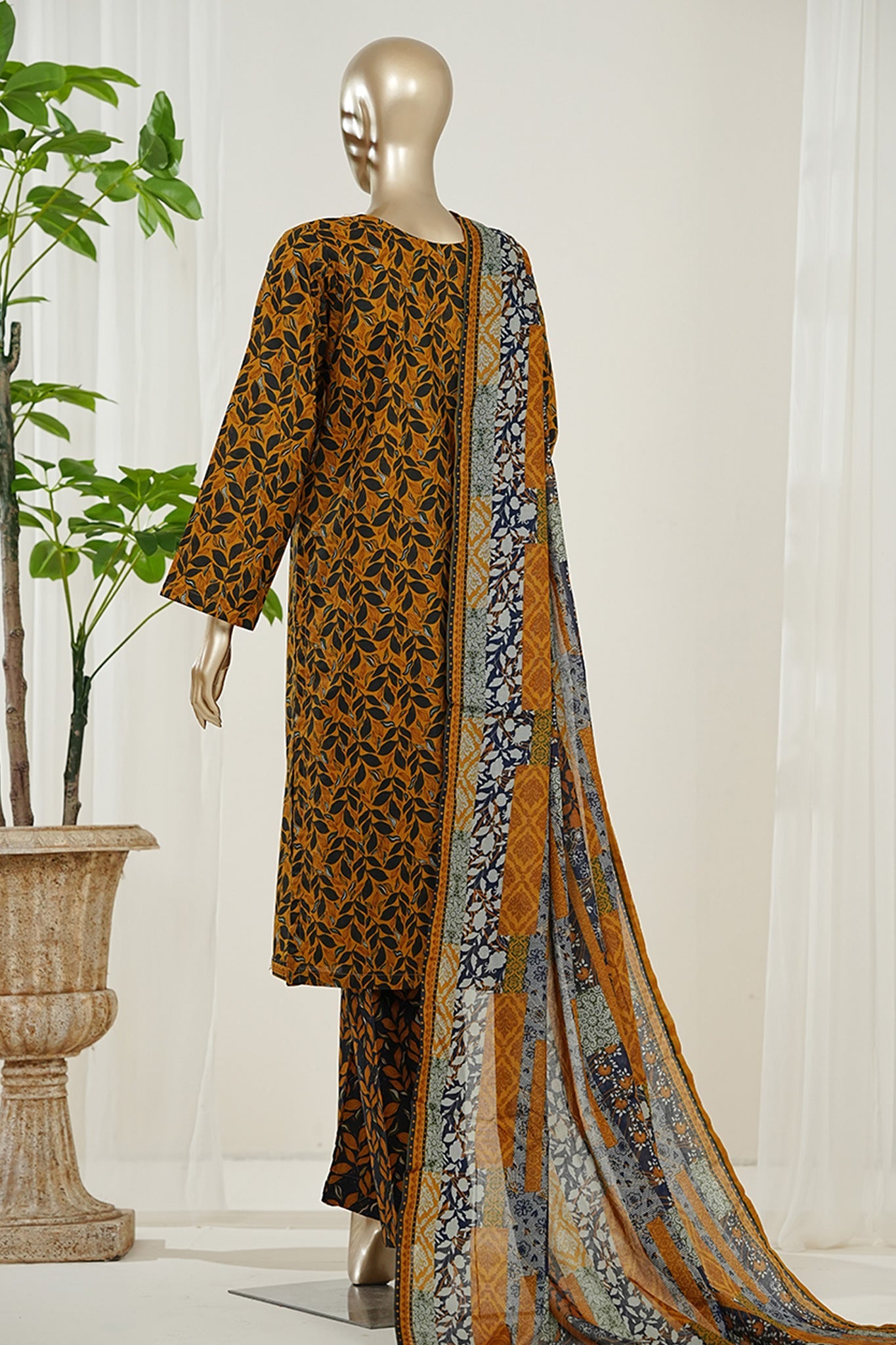 BIN SAEED Luxury Lawn Printed 3pcs Stitched Vol-18 3Piece Stitched COLLECTION 2026 D-#68