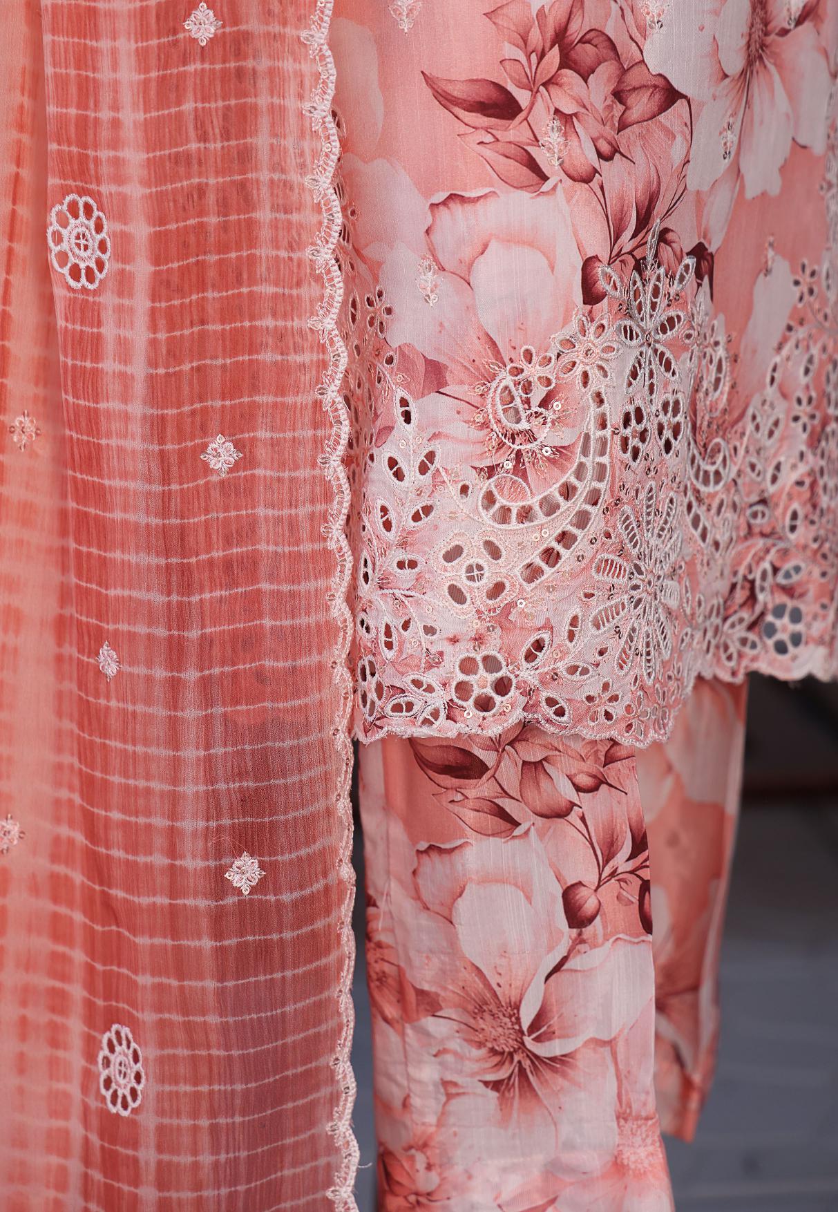 HZ Luxury Majestic Raw Silk Embroidery 3Piece Stitched COLLECTION 2025 D-02