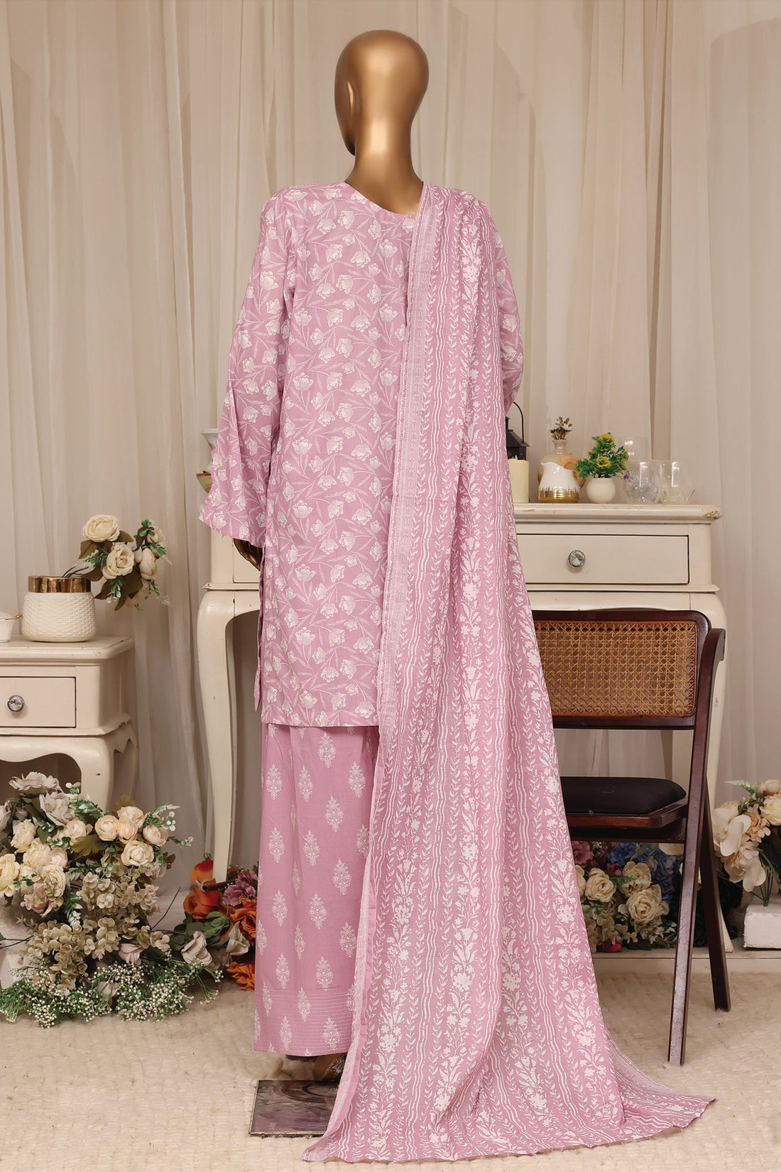 BIN SAEED Luxury Lawn Printed With Farshi Shalwar 3Piece Stitched COLLECTION 2026 D-#10
