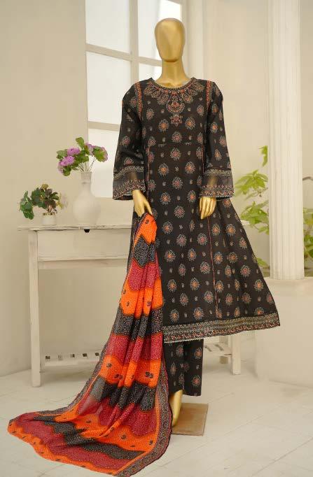 Bin Saeed Luxury Peplum Frock Style Embroidery 3Piece Stitched Vol-01 COLLECTION 2026. D#07