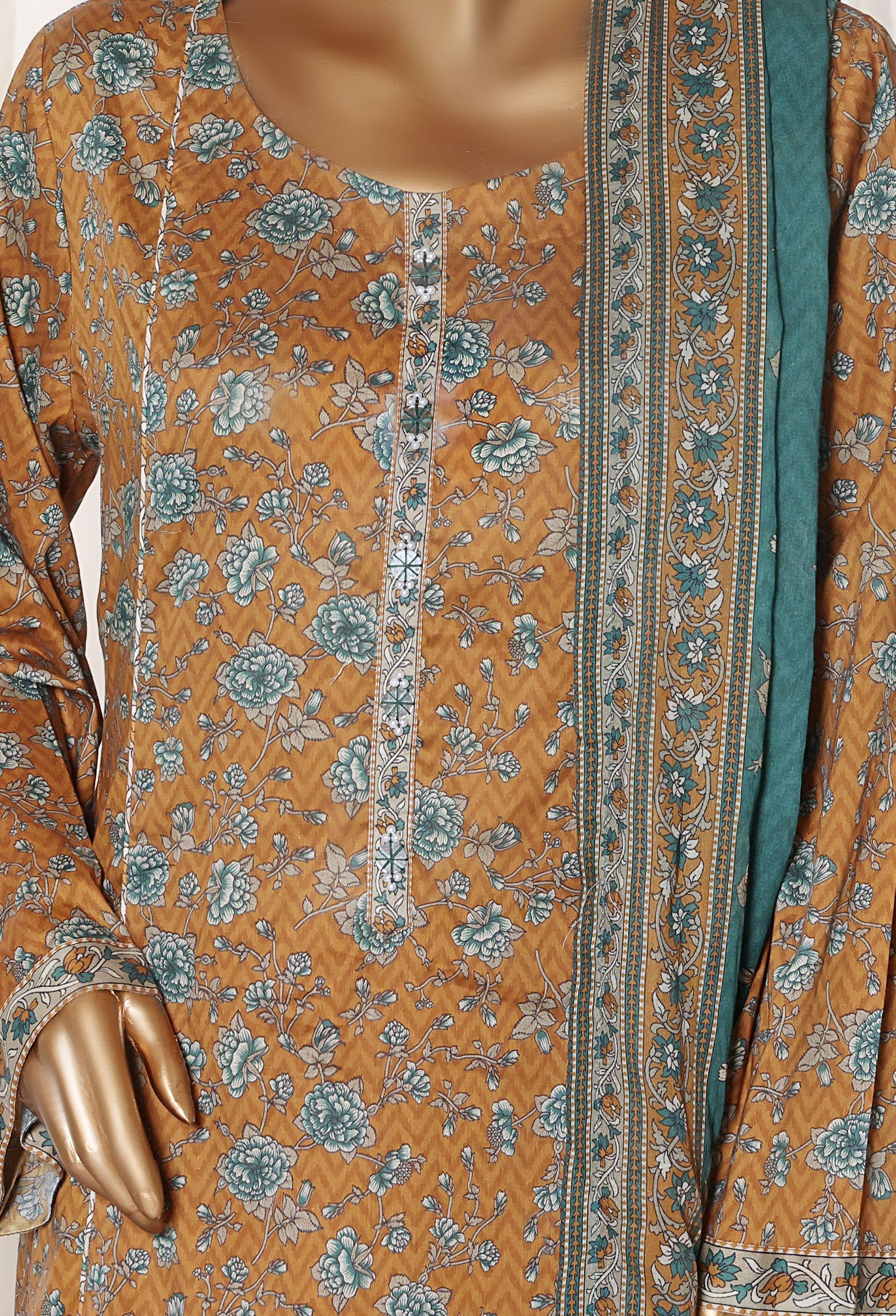 BIN SAEED Luxury Lawn Frock  Printed 3pcs Stitched Vol-01 3Piece Stitched COLLECTION 2026 D-#02
