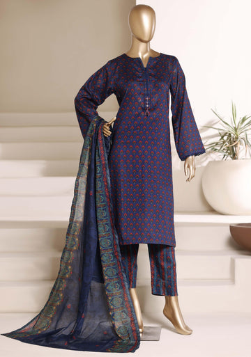Sadabahar Printed Lawn 3Piece Stitched Vol-06 COLLECTION 2026 D#03