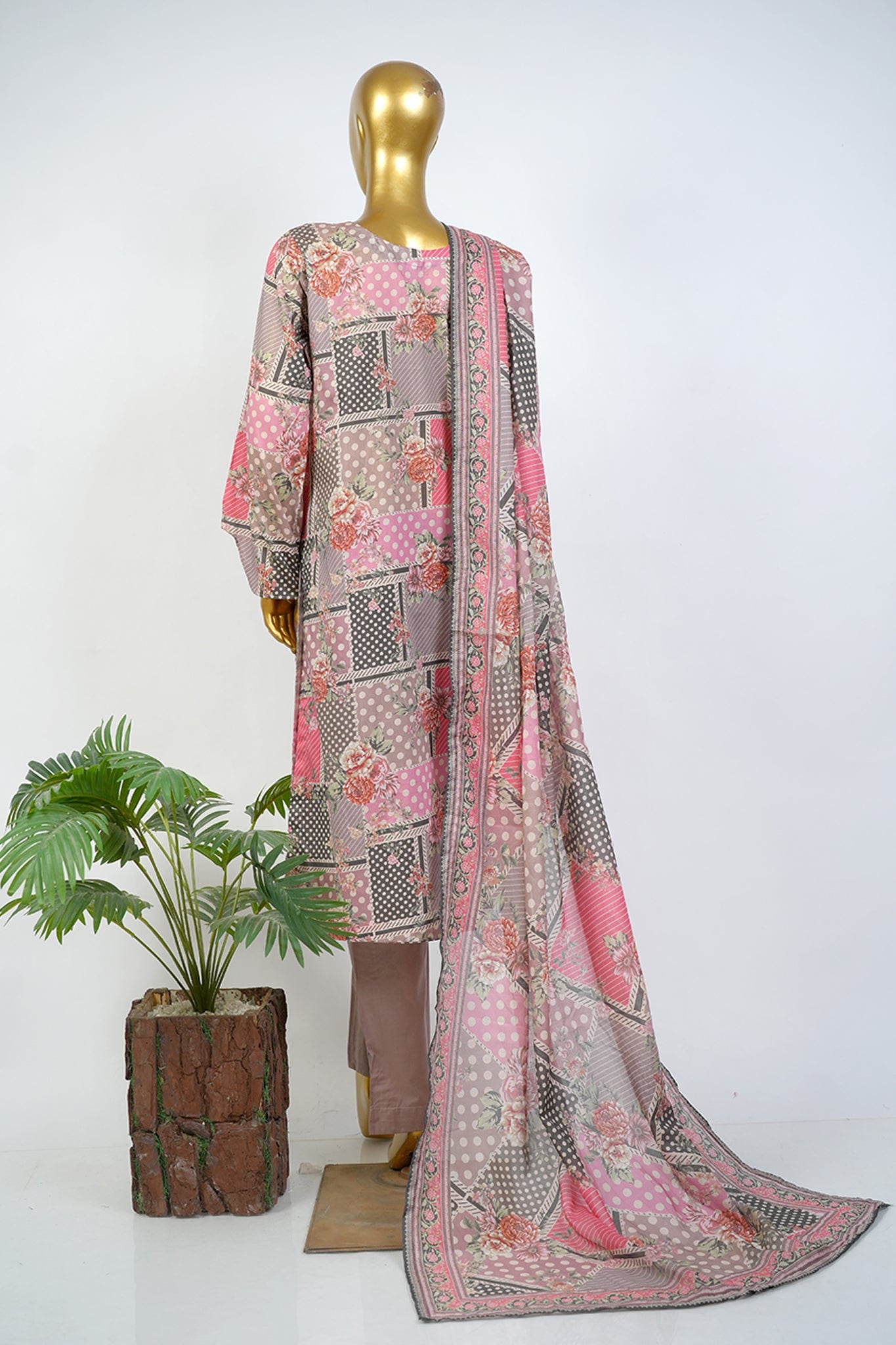 BIN SAEED Luxury Lawn Printed 3pcs Stitched Vol-30 3Piece Stitched COLLECTION 2026 D#-140