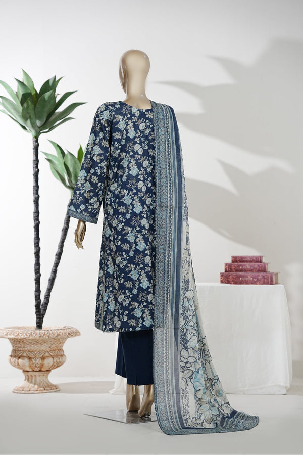 BIN SAEED Luxury Lawn Printed 3pcs Stitched Vol-18 3Piece Stitched COLLECTION 2026 D-#49