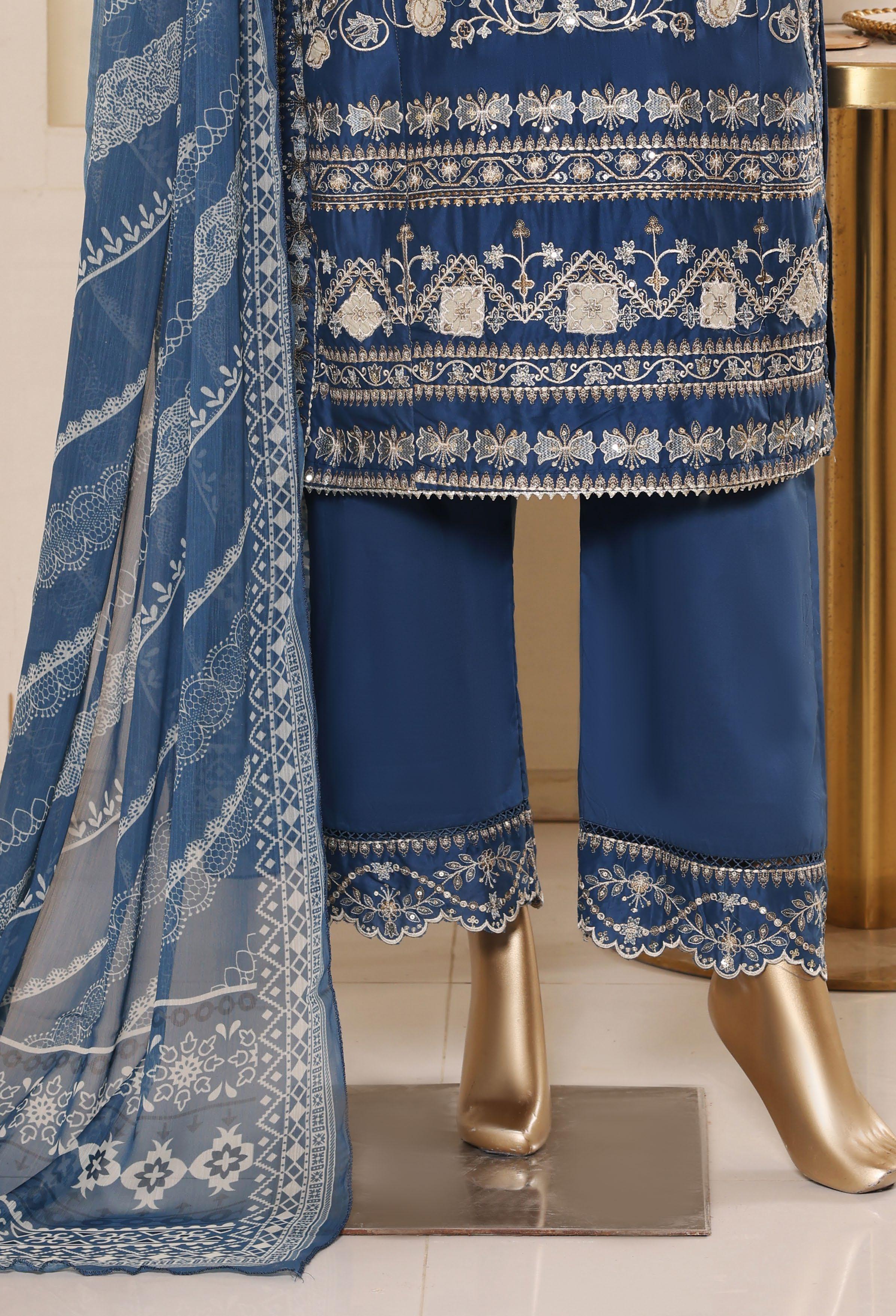 Bin Saeed Luxury Laserkari Heavy Embroidery Festive Vol-02 3Piece Stitched Collection 2026 D#-28