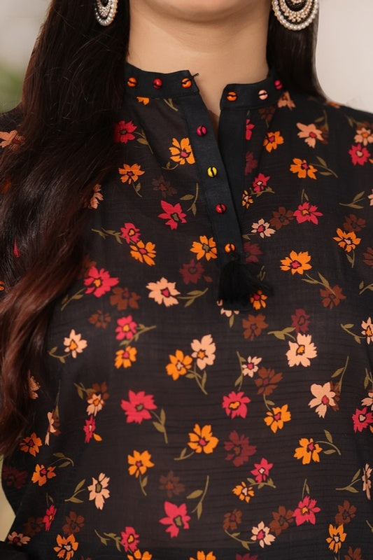 Aizal By Inaya Luxury Lawn Printed Vol-2 3Piece Stitched Collection 2026 AZIN-02