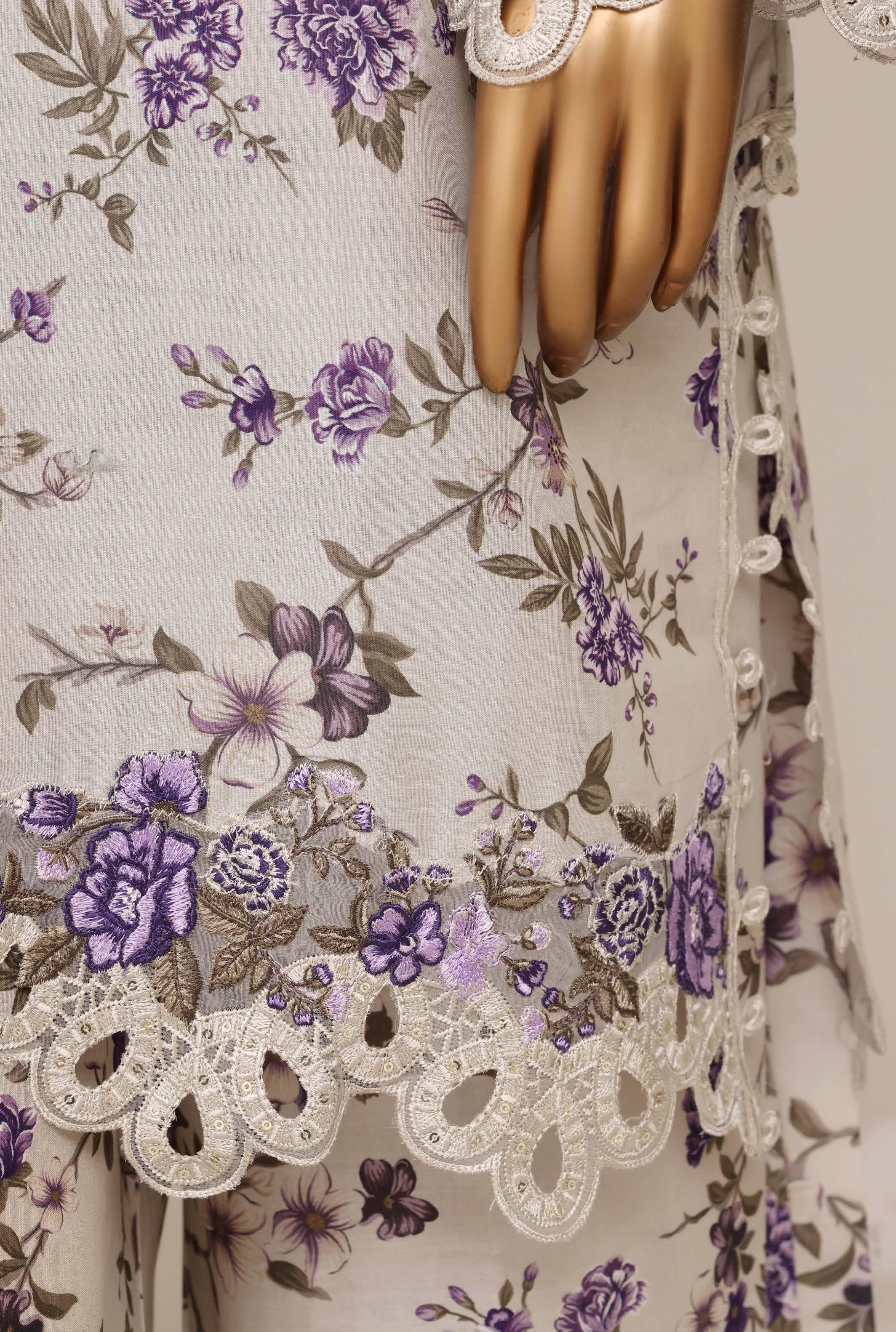 Sadabahar Malika Embroidery Lawn Short Length 3Piece Stitched Vol-10 Collection 2026 D#03