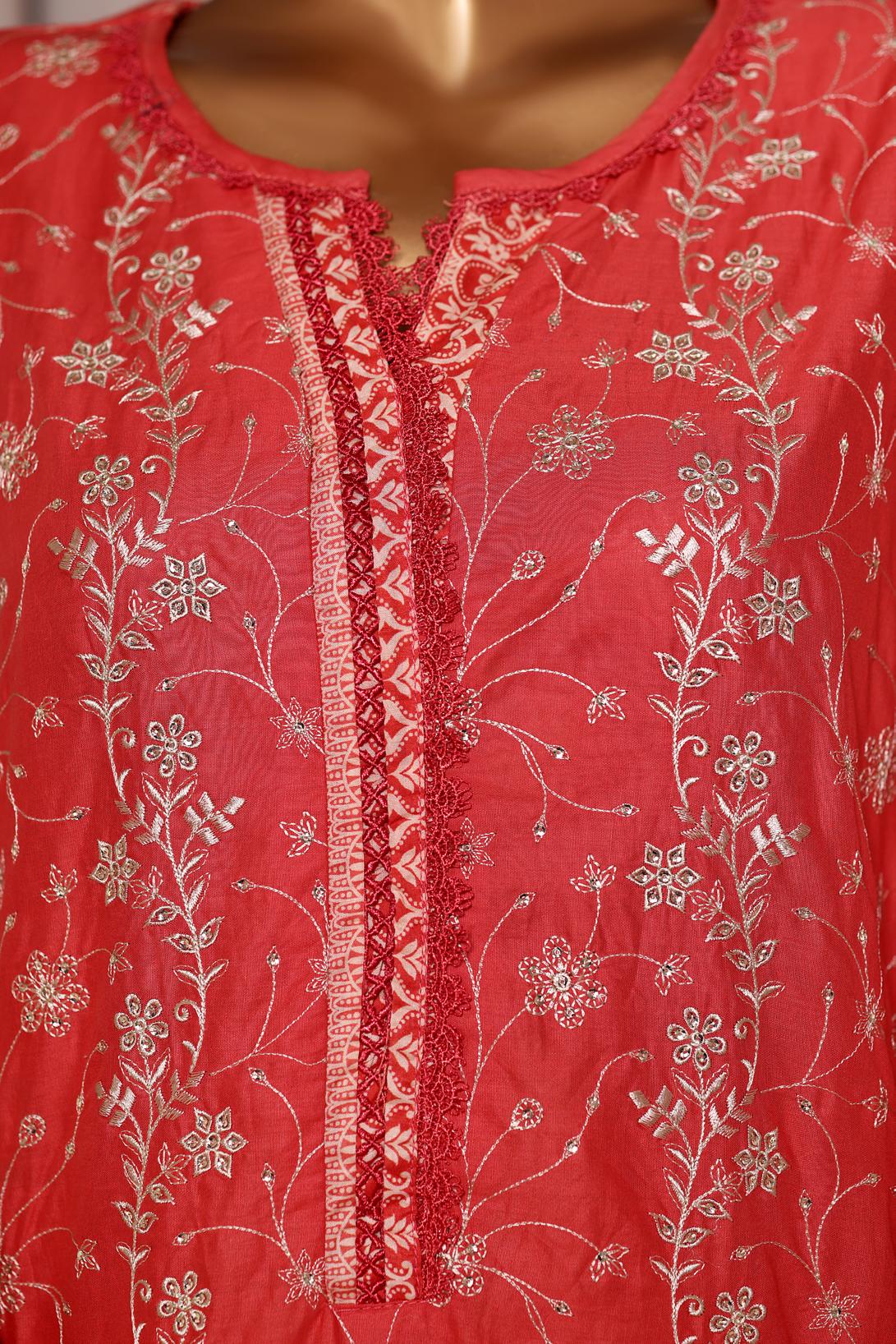 Bin Saeed Luxury Laserkari Lawn With Digital Printed Lawn Dupatta 3Piece Stitched Vol-01 Collection 2026. D#-03