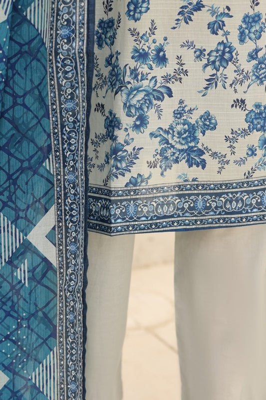 Aizal By Inaya Luxury Lawn Printed Vol-2 3Piece Stitched Collection 2026 AZIN-10