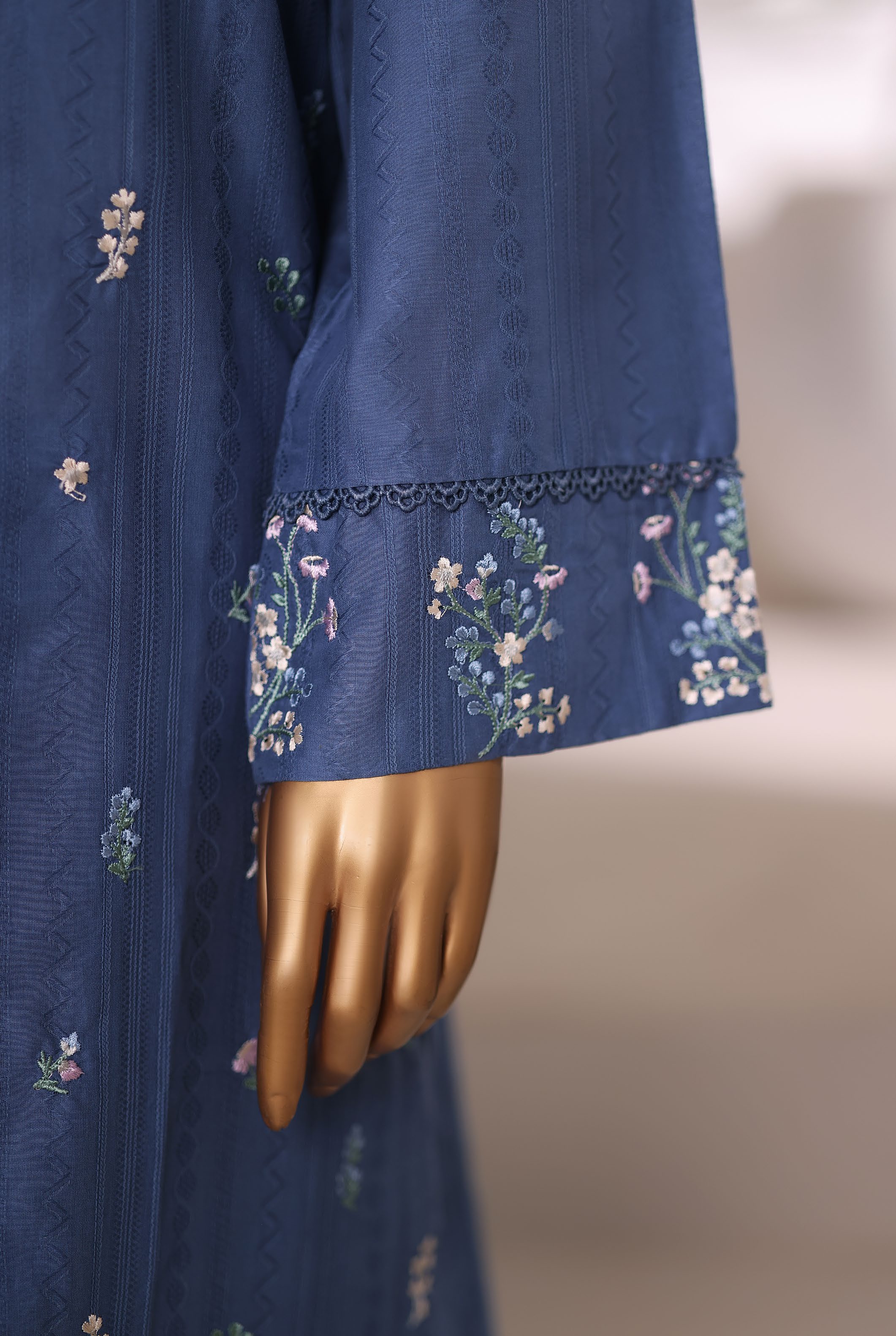 SADABAHAR Vybe Embroidered Set 2PlECE STITCHED COLLECTION 2025 D-402 Blue