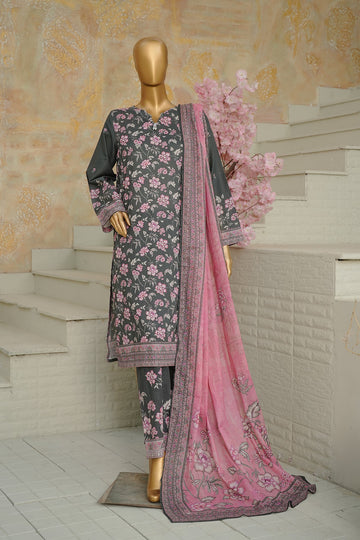 BIN SAEED Luxury Lawn Printed 3pcs Stitched Vol-18 3Piece Stitched COLLECTION 2026 D-#52