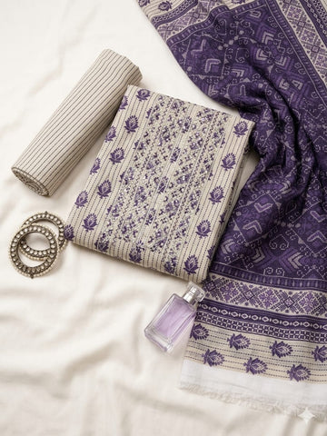 Daily Wear by HZ Textiles Embroidered Lawn Suit Unstitched 3 Piece 2026 DEC - 06