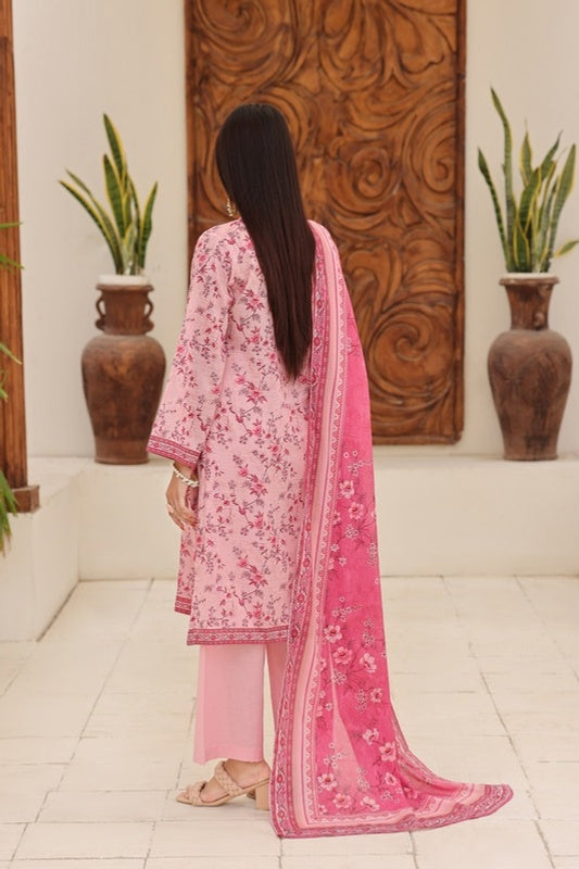 Aizal By Inaya Luxury Lawn Printed Vol-2 3Piece Stitched Collection 2026 AZIN-09