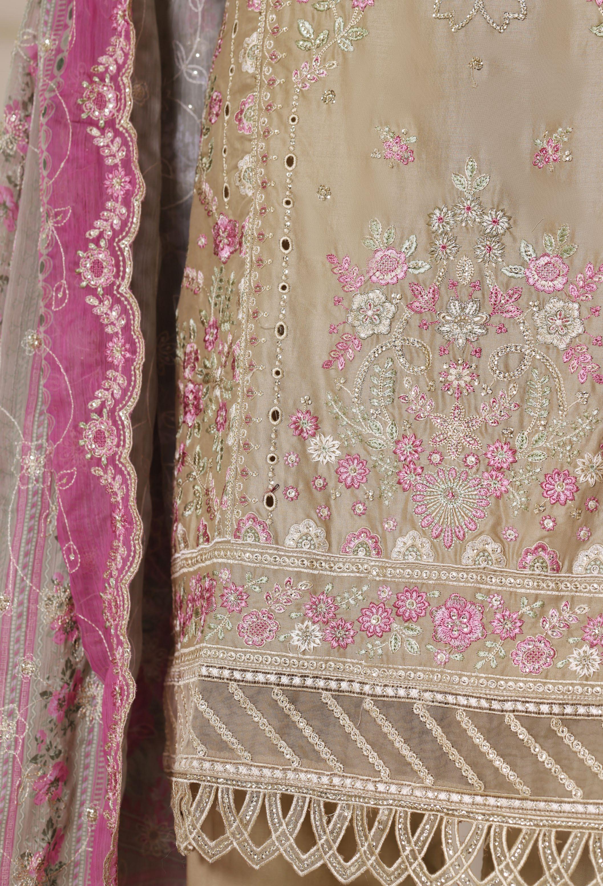 Bin Saeed Luxury Laserkari Heavy Embroidery Festive Vol-02 3Piece Stitched Collection 2026 D#-20