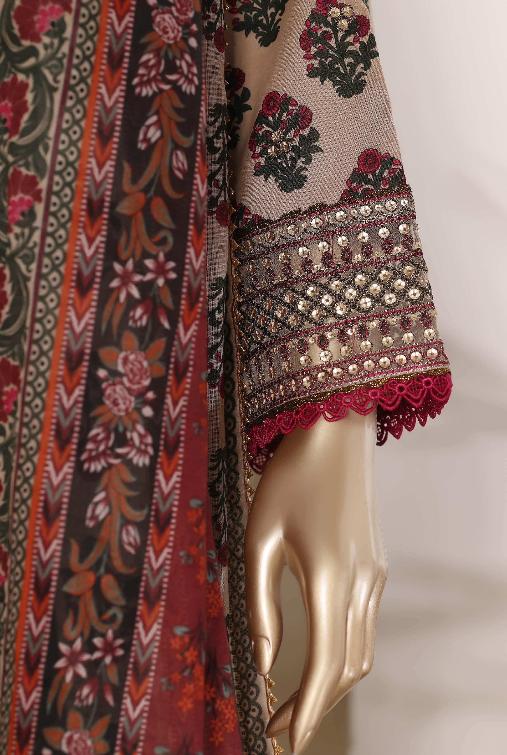 Sadabahar Luxury Regal Lawn With Digital Printed Lawn Dupatta 3Piece Stitched Eid Festive Edition Collection 2026. D#-01