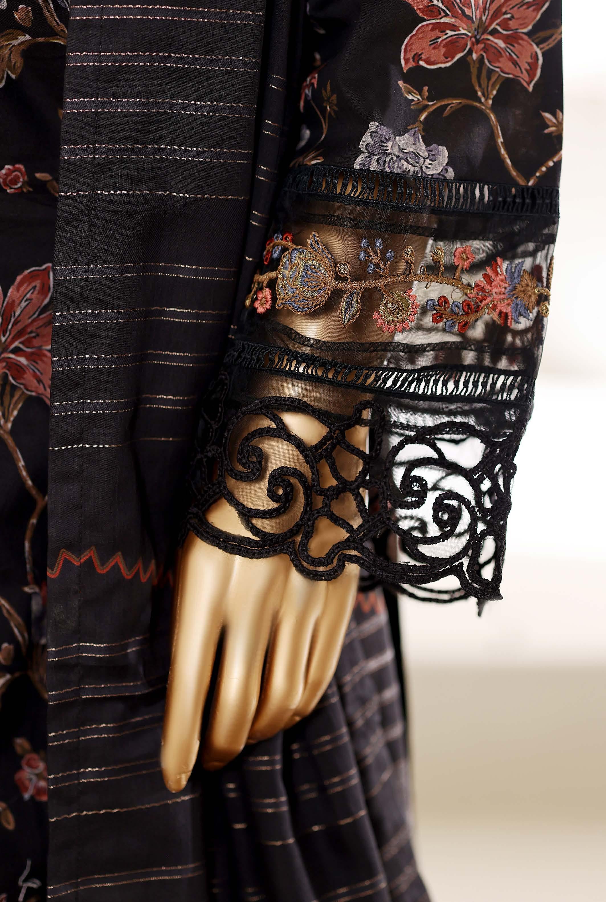 Sadabahar Luxury Long Length Festive Lawn Embroidery 3Piece Stitched COLLECTION 2026. D-04