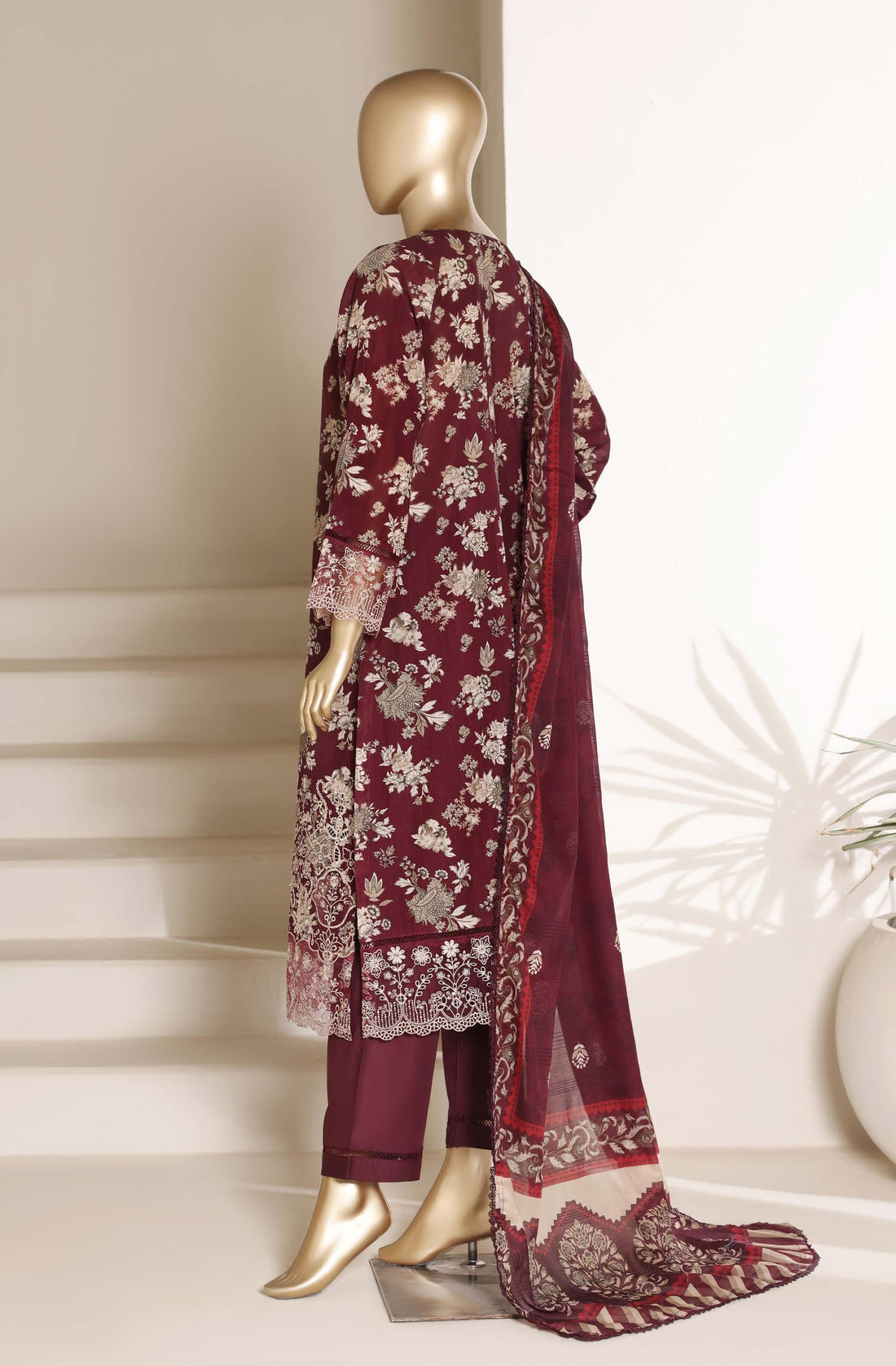 Sadabahar Luxury Amyrah Lawn With Digital Printed Lawn Dupatta 3Piece Stitched Eid Festive Edition Collection 2026. D#-05