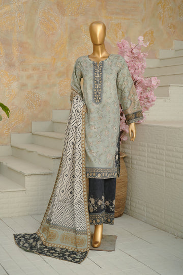 BIN SAEED Luxury Lawn Printed 3pcs Stitched Vol-18 3Piece Stitched COLLECTION 2026 D-#54