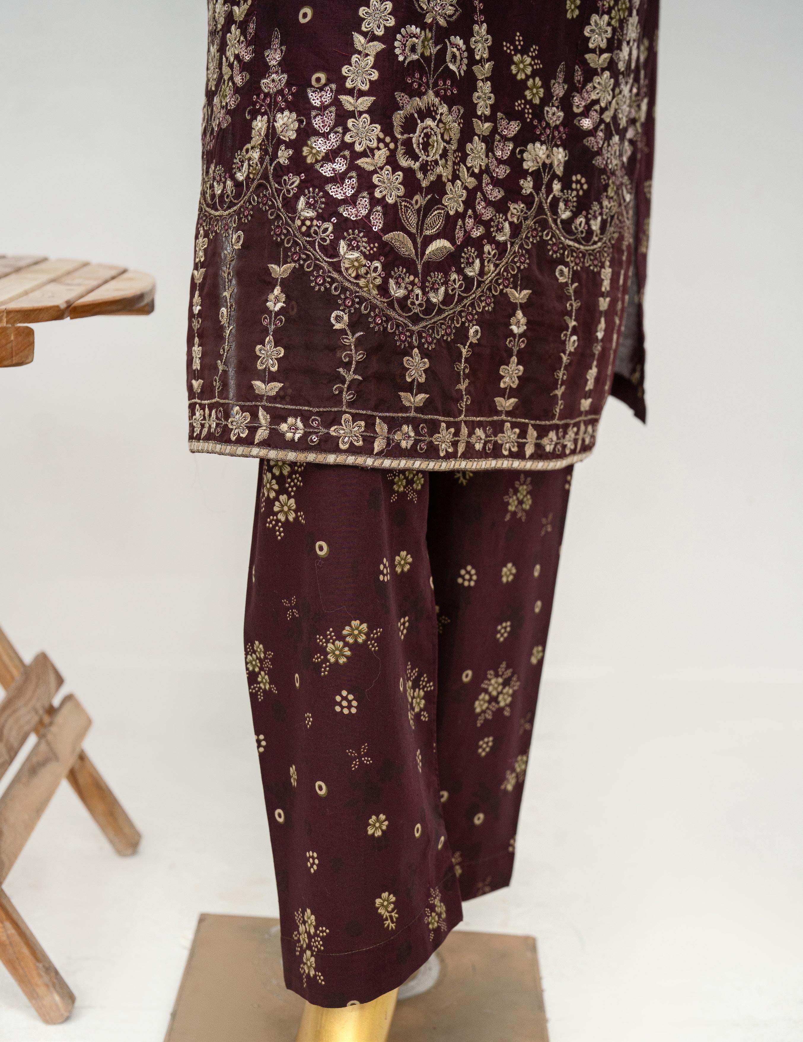 Bin Saeed Luxury Exclusive Embroidery 3 Piece Stitched Lawn Collection 2026 D#06