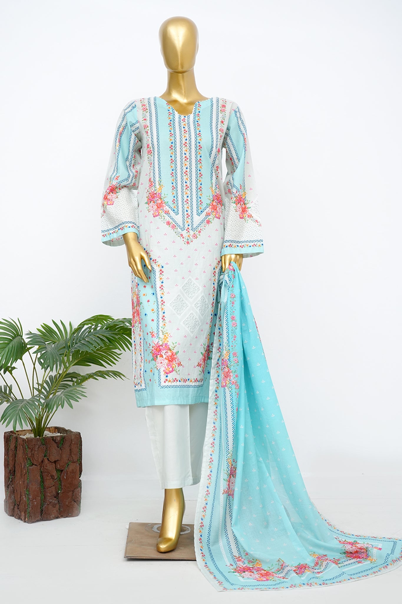 BIN SAEED Luxury Lawn Printed 3pcs Stitched Vol-30 3Piece Stitched COLLECTION 2026 D#-111
