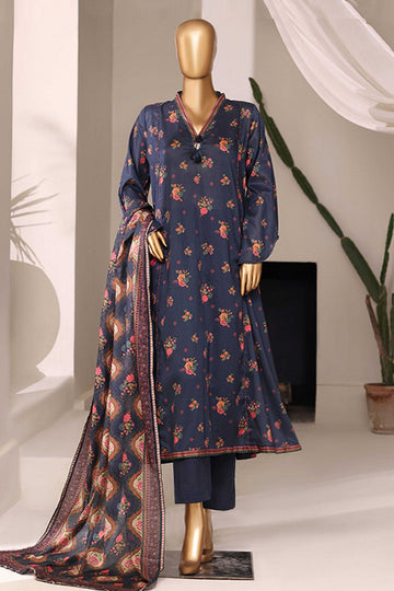 BIN SAEED Luxury Lawn Frock  Printed 3pcs Stitched Vol-01 3Piece Stitched COLLECTION 2026 D-#06