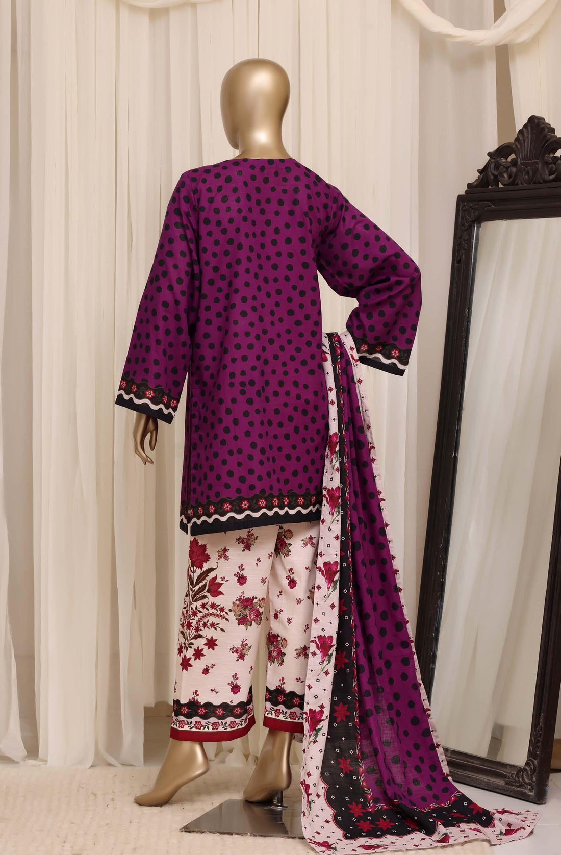 Sadabahar Luxury Khaddar Printed Winter 3Piece Vol-02 Collection SDKHV2-08