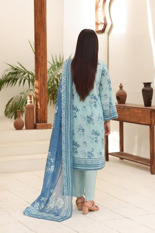 Aizal By Inaya Luxury Lawn Printed Vol-2 3Piece Stitched Collection 2026 AZIN-08