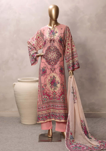 Sadabahar Luxury Chimti Lawn 3Piece Ready To Wear Kaftan Collection KFL-1005