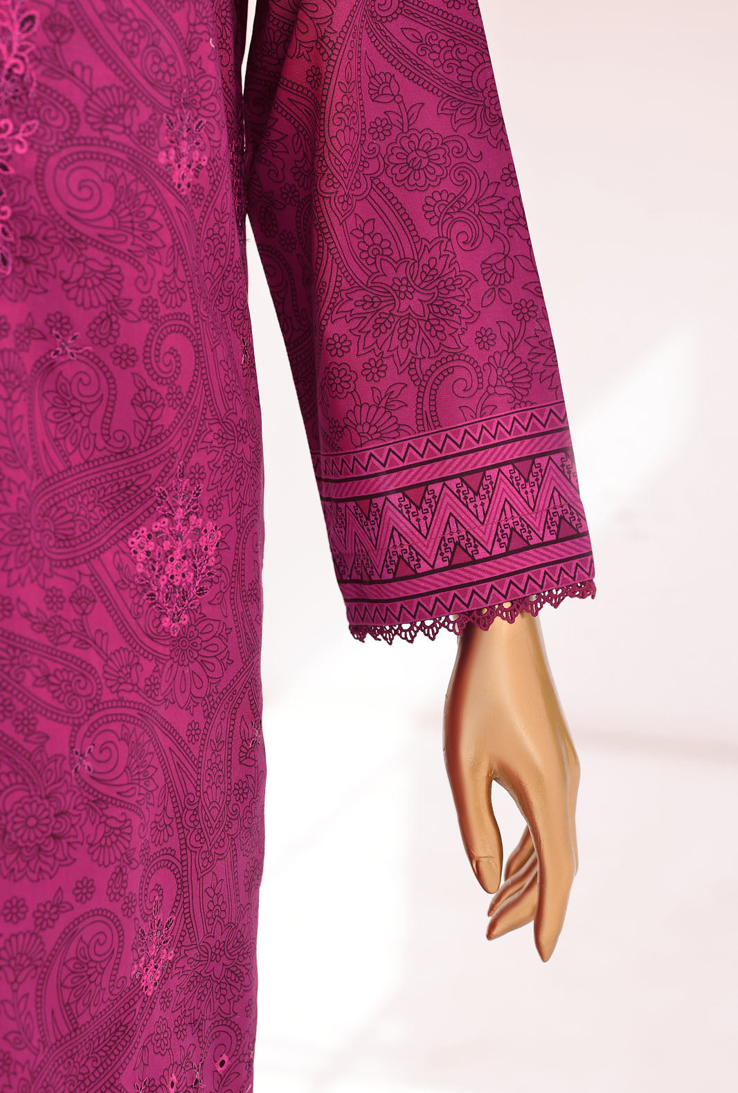 Premium Venice By HZ Textiles Embroidered With Chiffon Embroidery Dupatta Lawn Suit Unstitched 3 Piece Collection 2026 D#-05