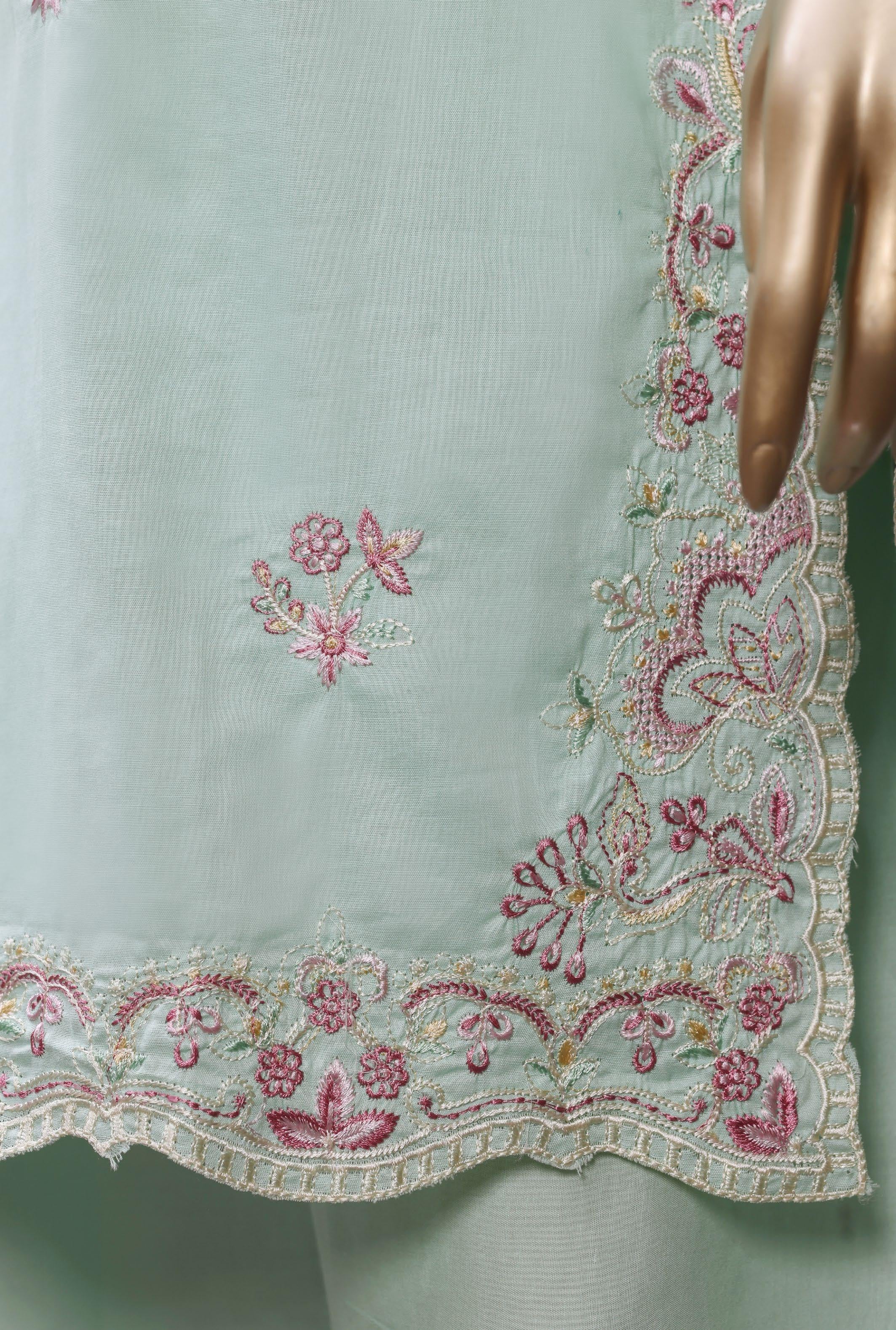 Sadabahar Luxury Eclair Solid Lawn Embroidery 3Piece Stitched Collection ECL-1017