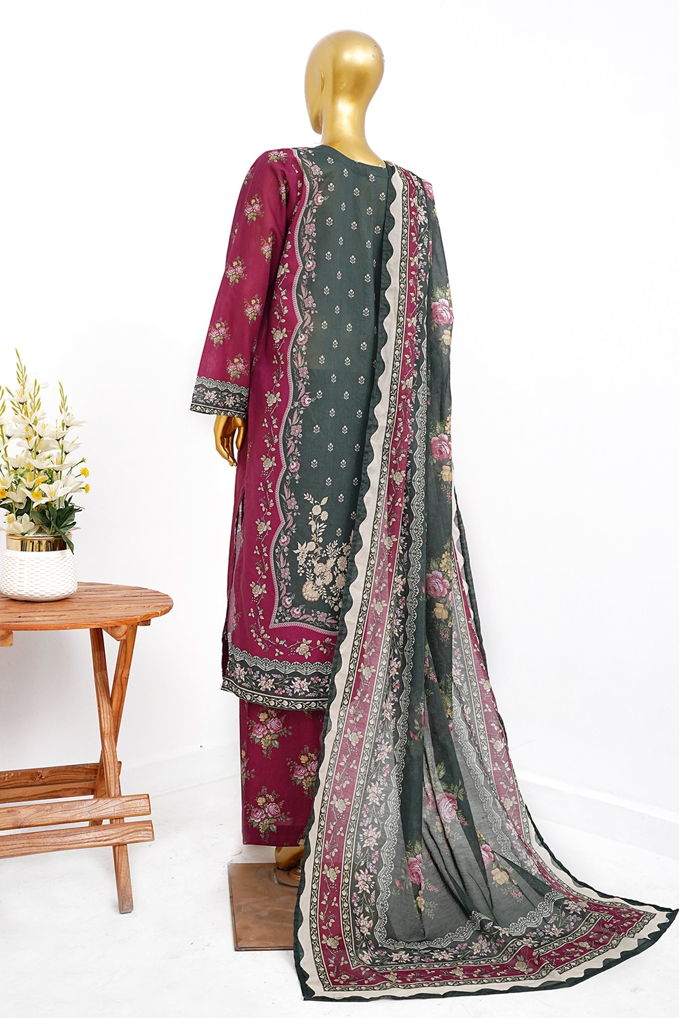 BIN SAEED Luxury Lawn Printed 3pcs Stitched Vol-30 3Piece Stitched COLLECTION 2026 D#-83