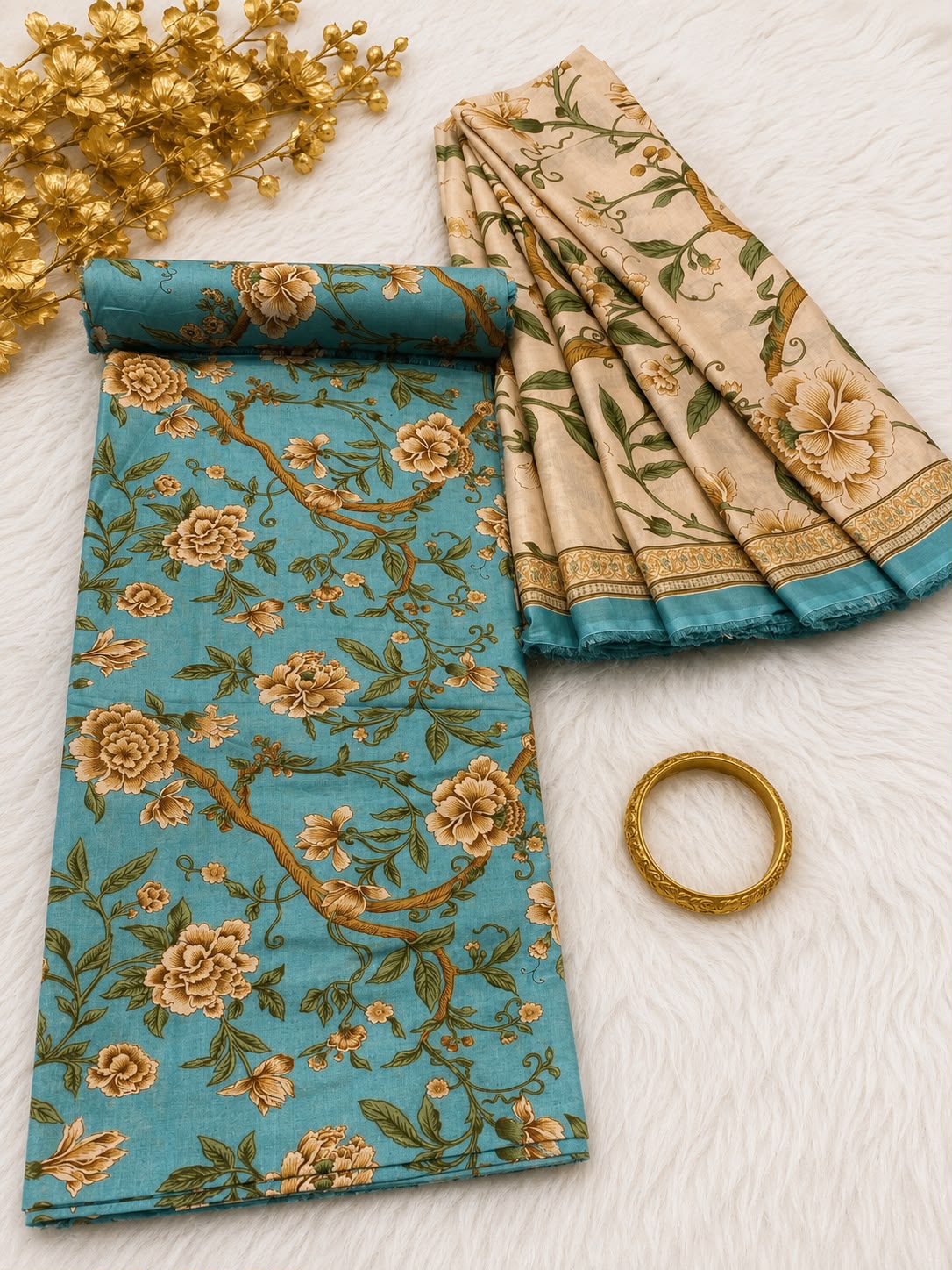 BIN SAEED Luxury Lawn  Digital Printed 3Piece Unstitched_ COLLECTION 2026 D#-40