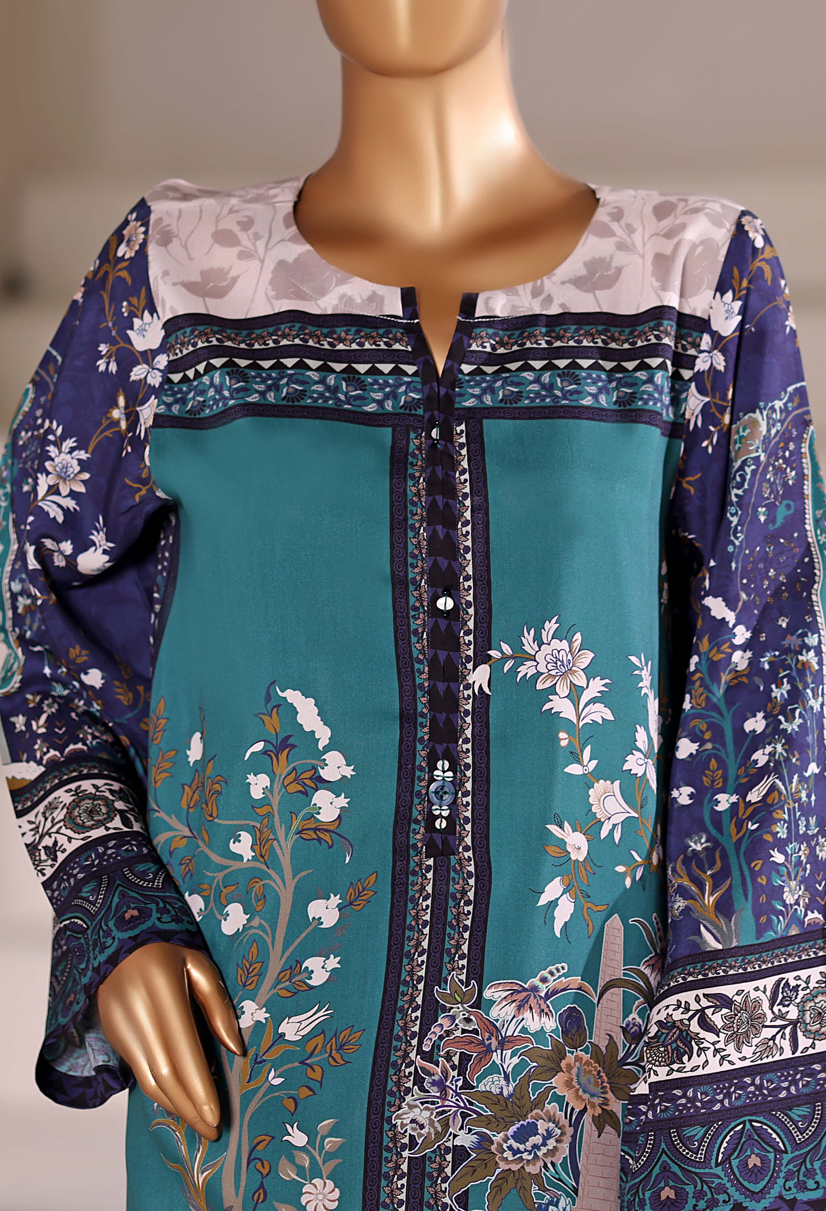 SADABAHAR LUXURY VISCOUS 2PIECE DIGITAL PRINTED STITCHED COLLECTION 2025 VOL-01 . SDVS- 2113