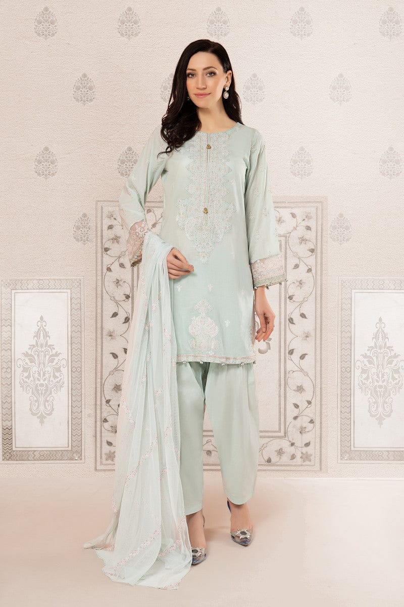 Maria B Luxury 3Piece Rtw Lawn Collection Collection 2025 MBLE-3218