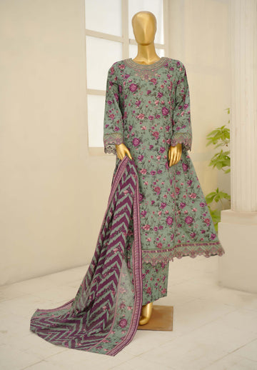 Bin Saeed Luxury Peplum Frock Style Embroidery 3Piece Stitched Vol-01 COLLECTION 2026. D#05