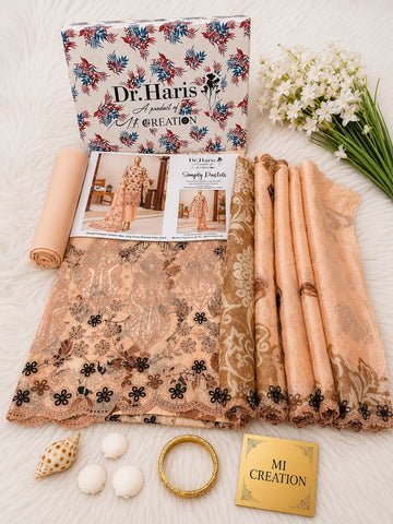 Simply Pastles By Dr Haris Mi Creation 3Piece Unstitched Collection 2026 D#-01