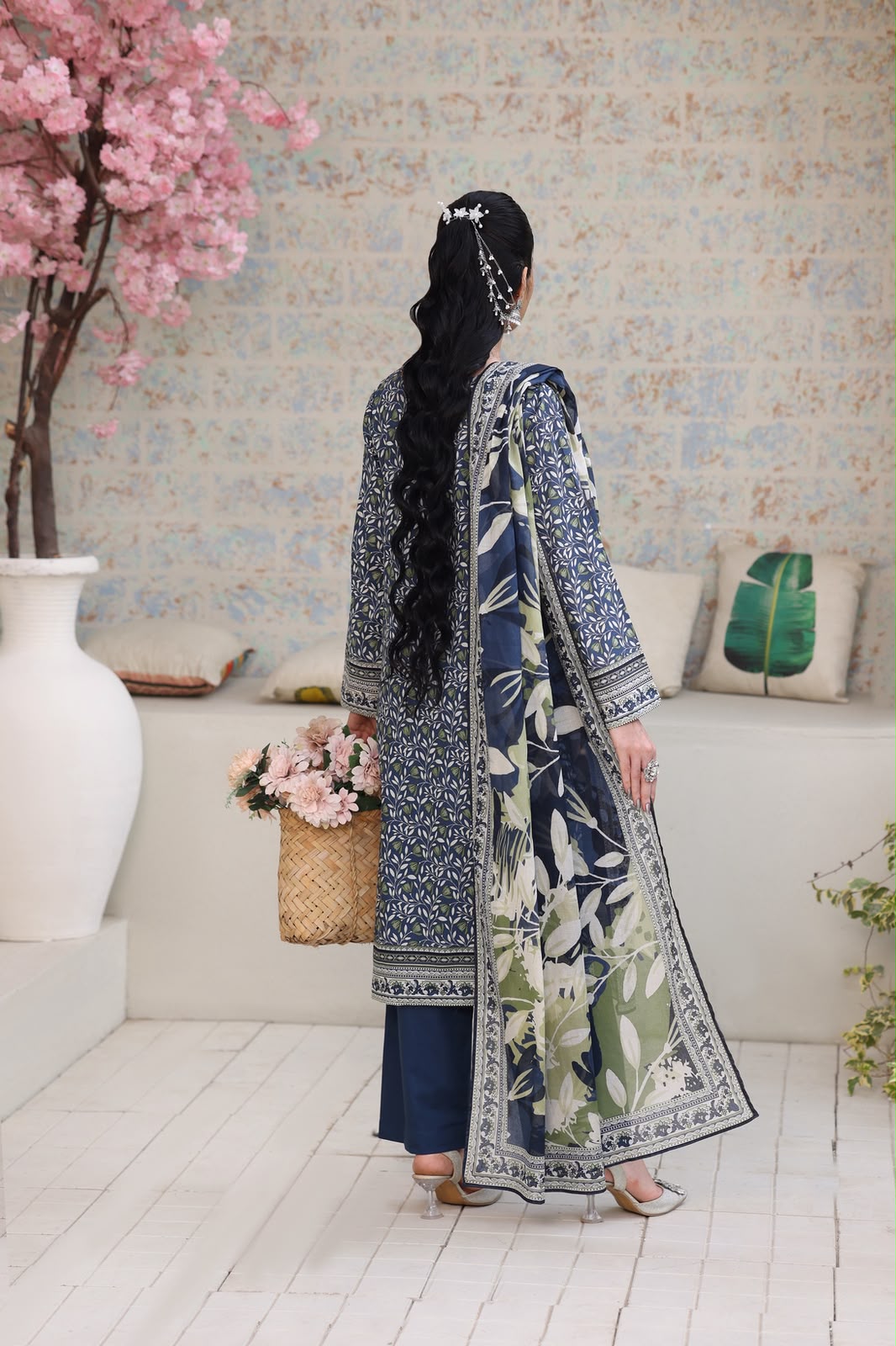 Aizal Luxury Lawn Printed Vol-1 3Piece Stitched Collection 2026 D#-02