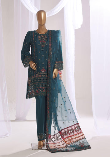 SADABAHAR LUXURY FORMAL FESTIVE °MAHPARA° ORGANZA EMBROIDERED 3PIECE STITCHED COLLECTION 2025 D-29