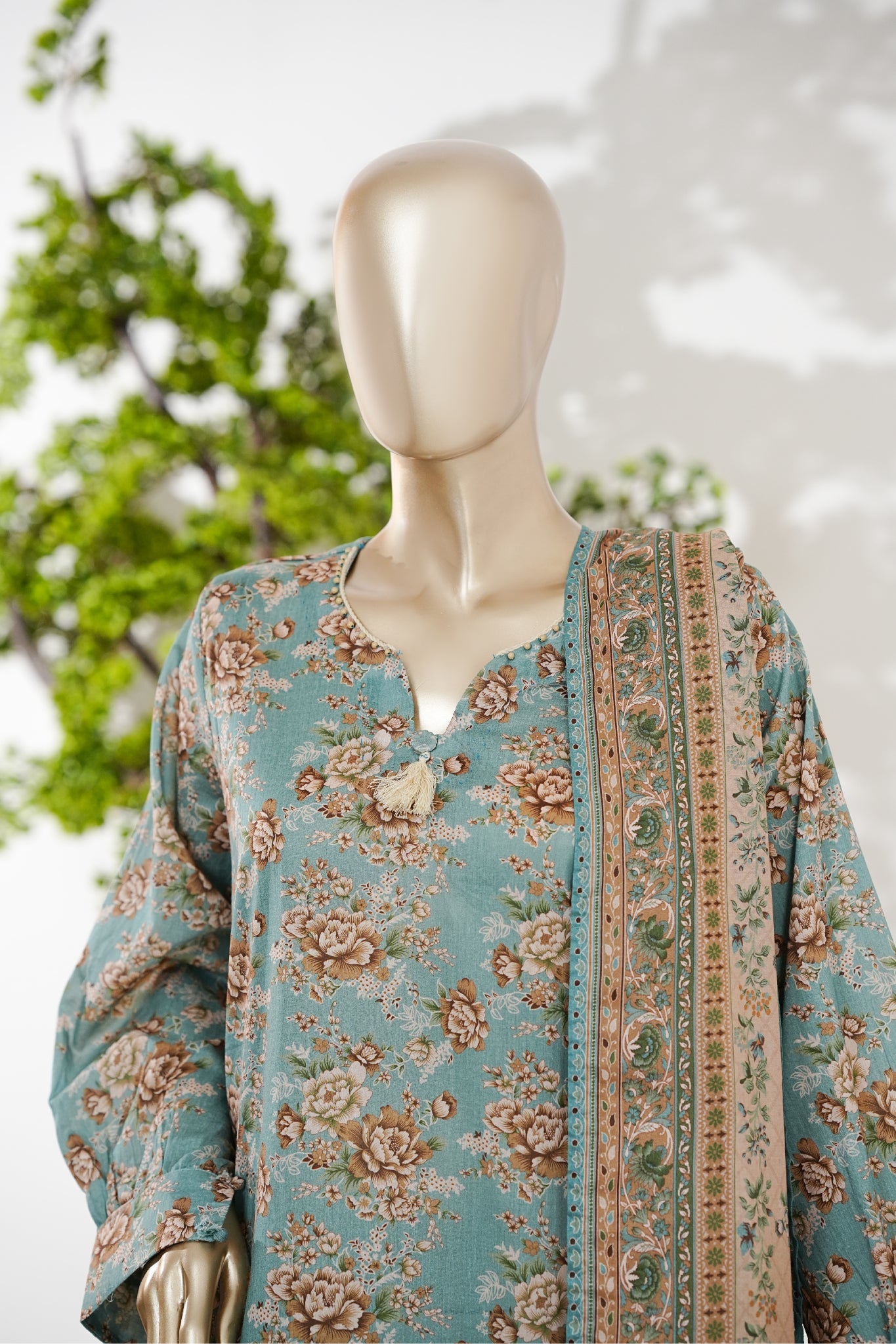 BIN SAEED Luxury Lawn Printed 3pcs Stitched Vol-18 3Piece Stitched COLLECTION 2026 D-#22