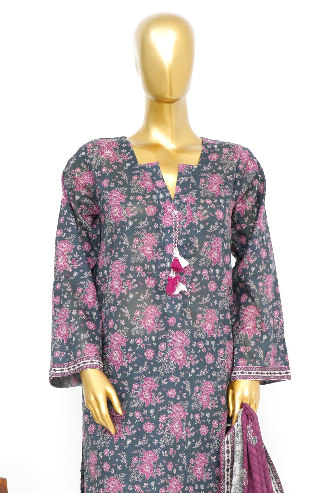 BIN SAEED Luxury Lawn Printed 3pcs Stitched Vol-30 3Piece Stitched COLLECTION 2026 D#-85