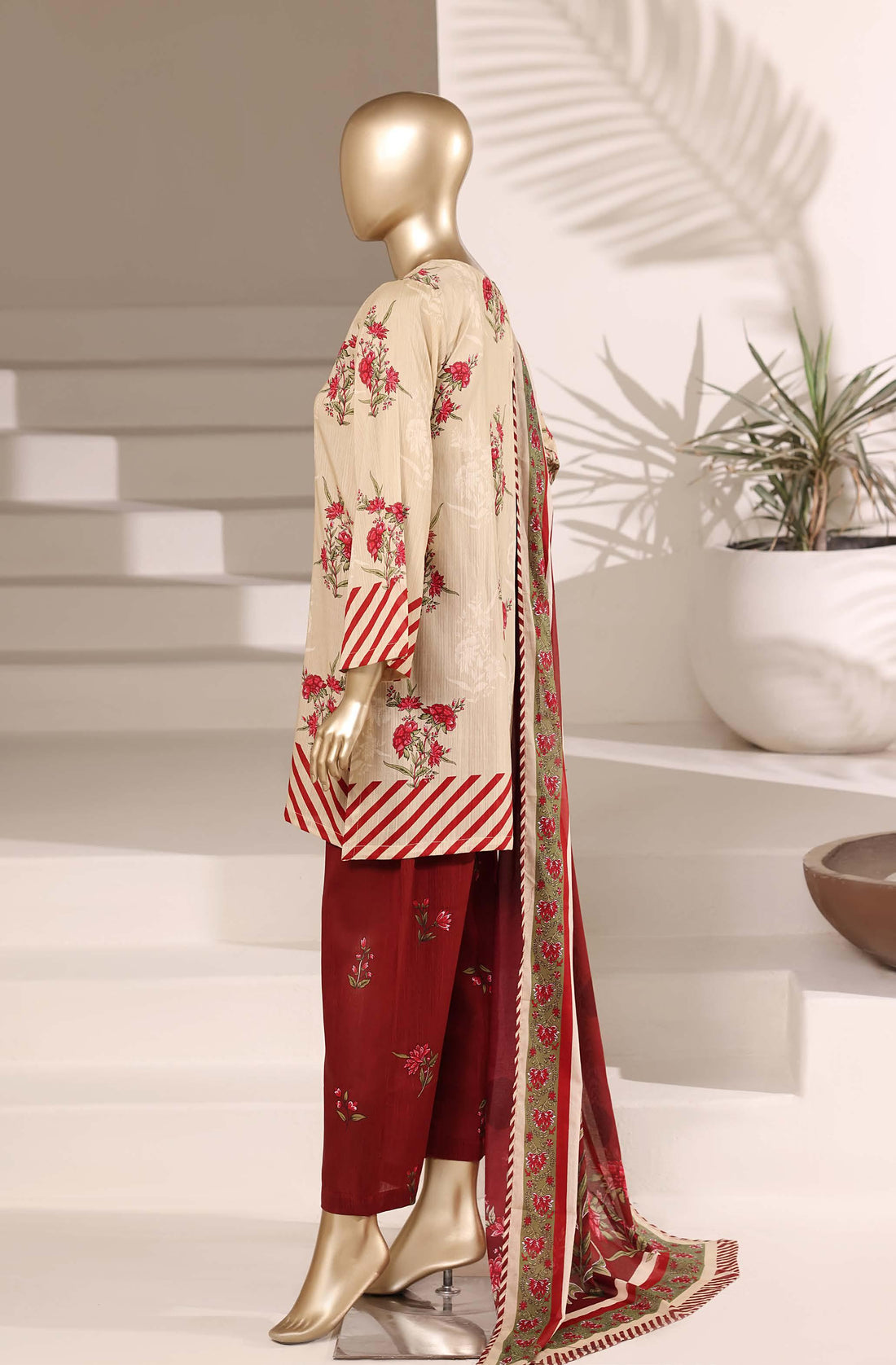 Sadabahar Lawn Printed Short Length Vol-02 3Piece Stitched Collection 2026 D#-12