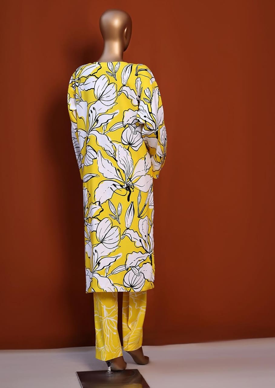 HZ LINEN CO-ORD'S 2PIECE DIGITAL PRINTED STITCHED COLLECTION 2025. HZLCR- 2010