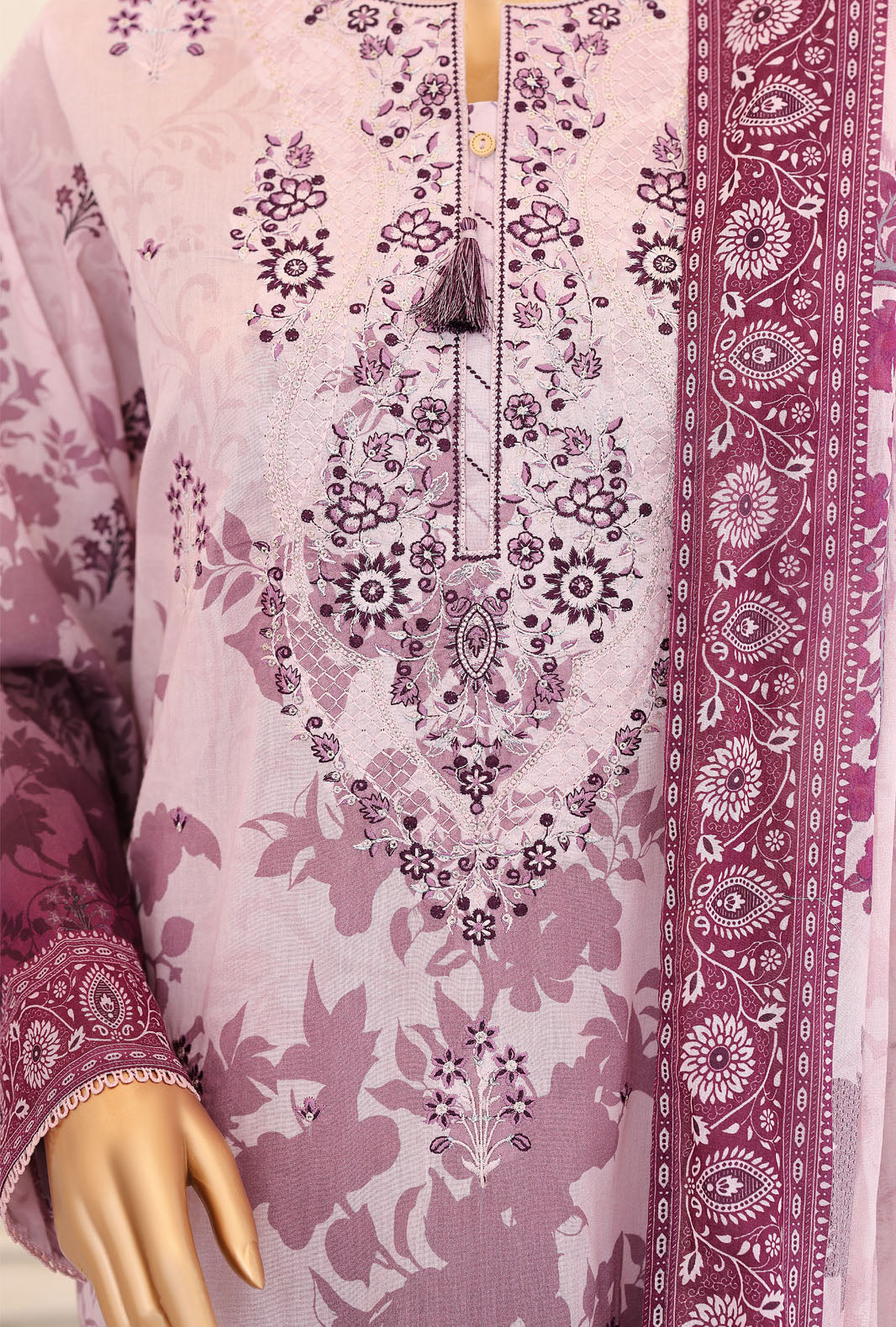 Virsa by HZ Textiles Embroidered Lawn Unstitched 3Piece Collection 2026 D#-04