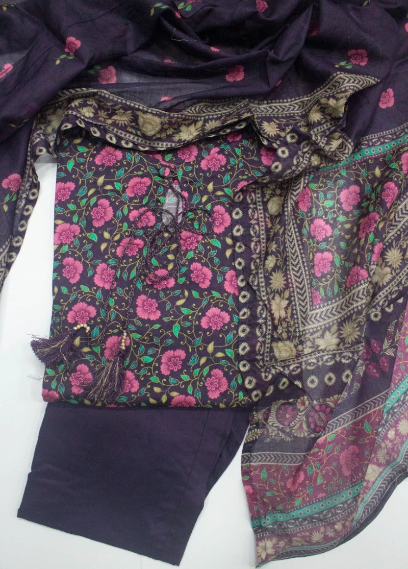 BIN SAEED Luxury Lawn Printed 3pcs Stitched Vol-18 3Piece Stitched COLLECTION 2026 D-#18