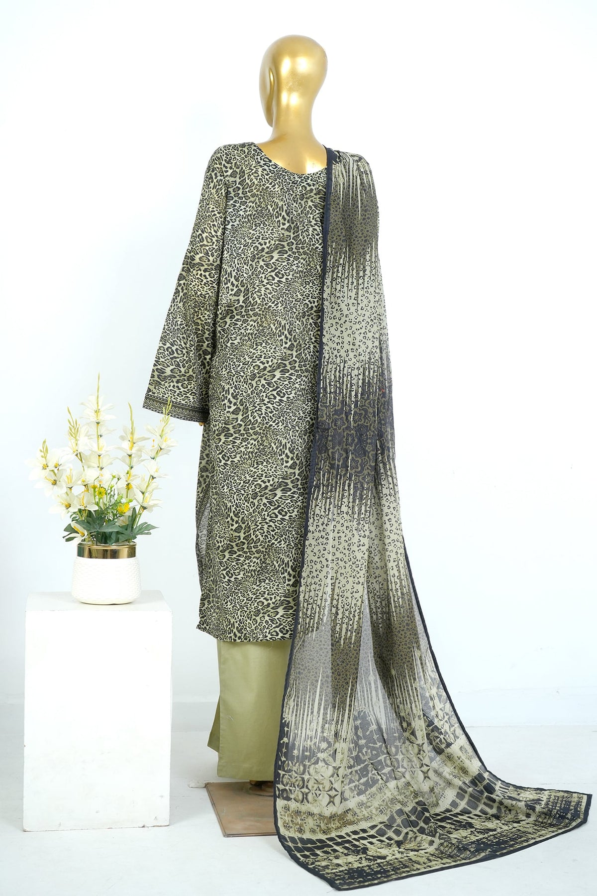 BIN SAEED Luxury Lawn Printed 3pcs Stitched Vol-30 3Piece Stitched COLLECTION 2026 D#-147