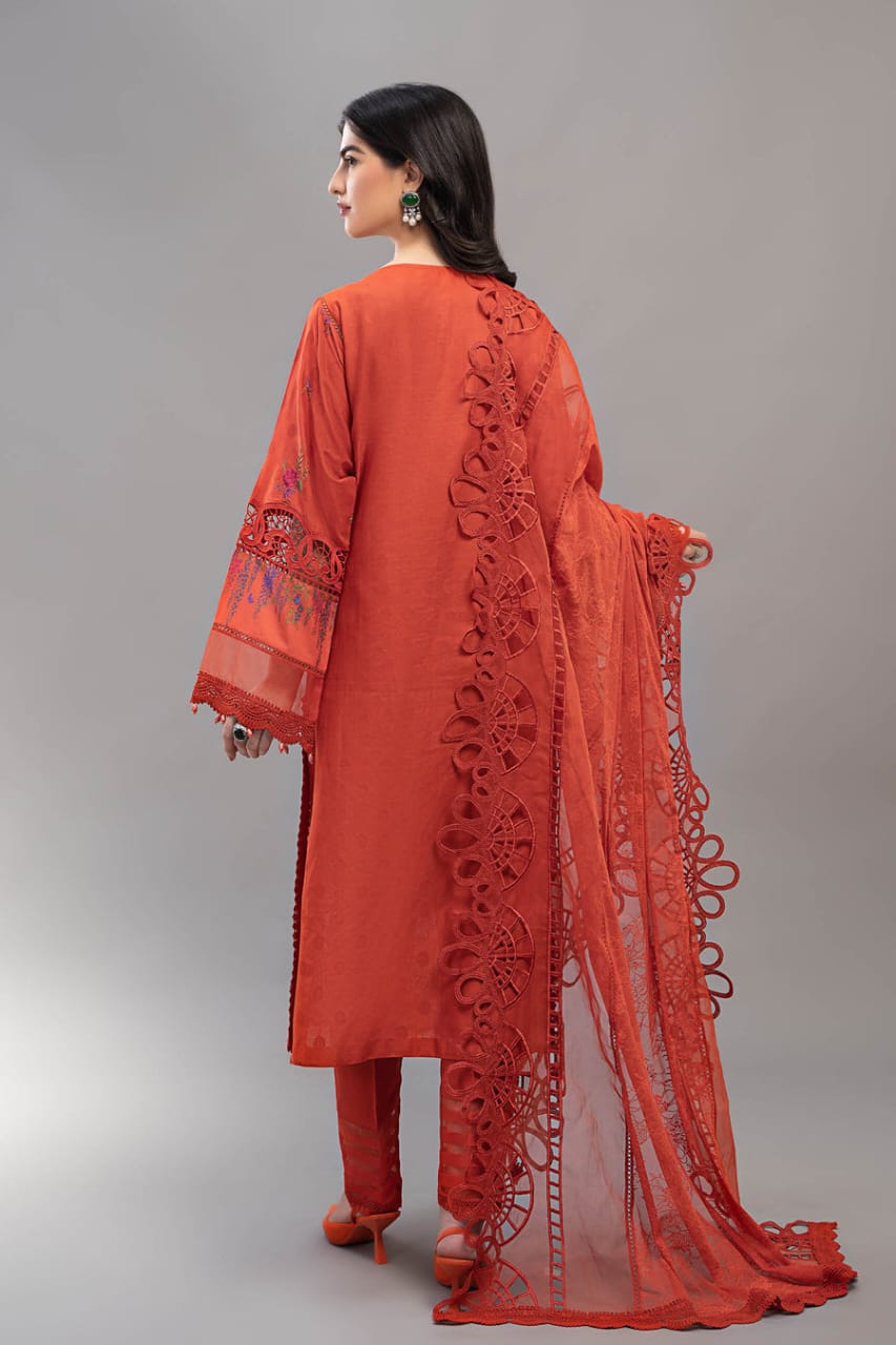 Maria B Luxury 3Piece Rtw Lawn Collection Collection 2025 MBLE-3209