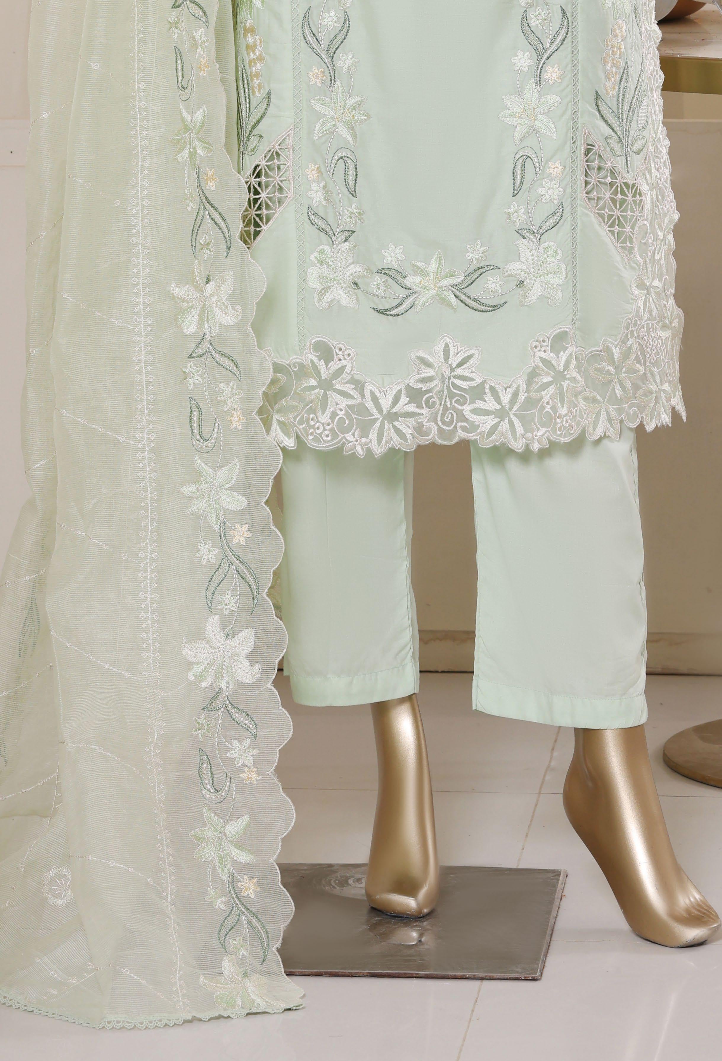 Bin Saeed Luxury Laserkari Heavy Embroidery Festive Vol-02 3Piece Stitched Collection 2026 D#-27