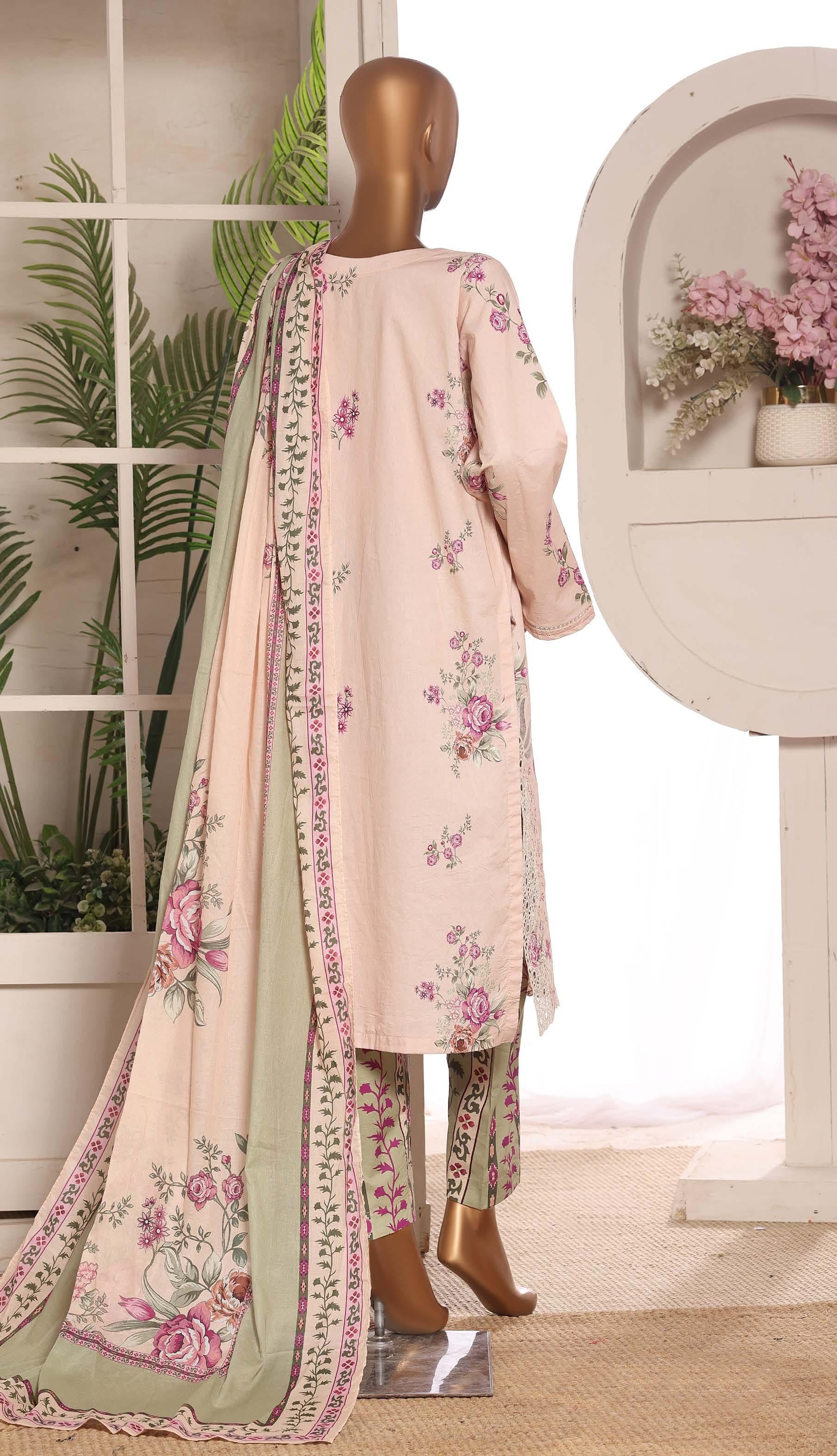 HZ °GULDOZI° Luxury Lawn Embroidery 3Piece Stitched Collection 2026 D#04
